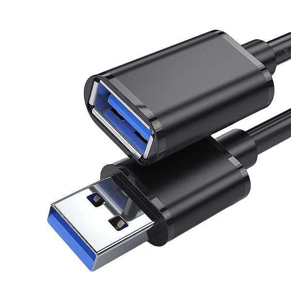 Фото - Кабель USB type A - USB type A Essager USB Extension Cable USB 3.0 Male to Female 1m (EXCAM-YT01)