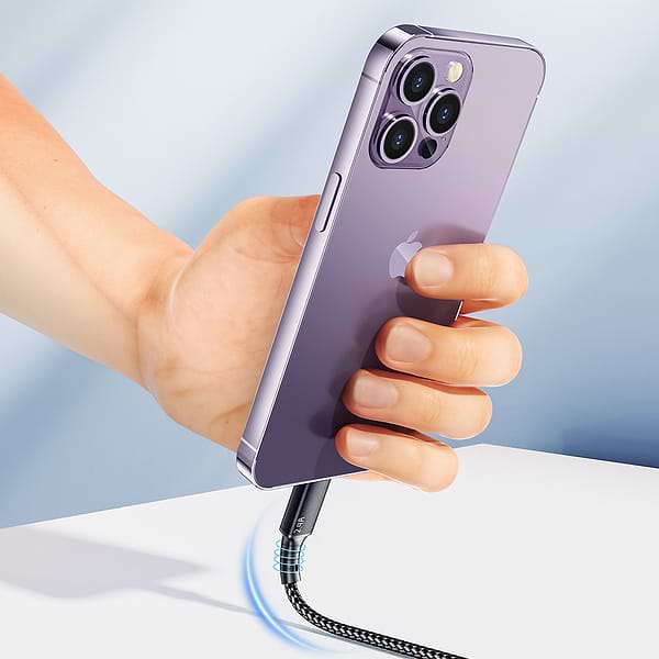 Фото - Кабель синхронізації даних Essager Simple 3 in 1 Micro+Type-c+Lightning 100W USB Cable 1.2M (EXCMTL-JJ01-P)