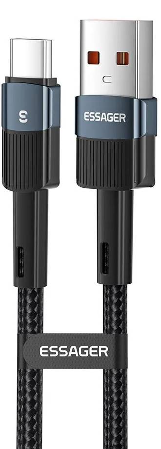 Фото - Кабель синхронізації даних Essager Star 7A Type-C USB Cable 2m Blue (EXCT-XCA03)