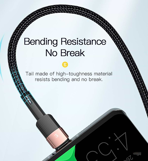 Фото - Кабель синхронізації даних Essager Star 7A Type-C USB Cable 2m Blue (EXCT-XCA03)