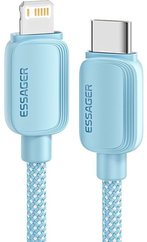 Кабель синхронізації даних Essager Breeze USB Cable USB-C to Ligthning 2M Blue 20W (EXCTL-WLA03-P)