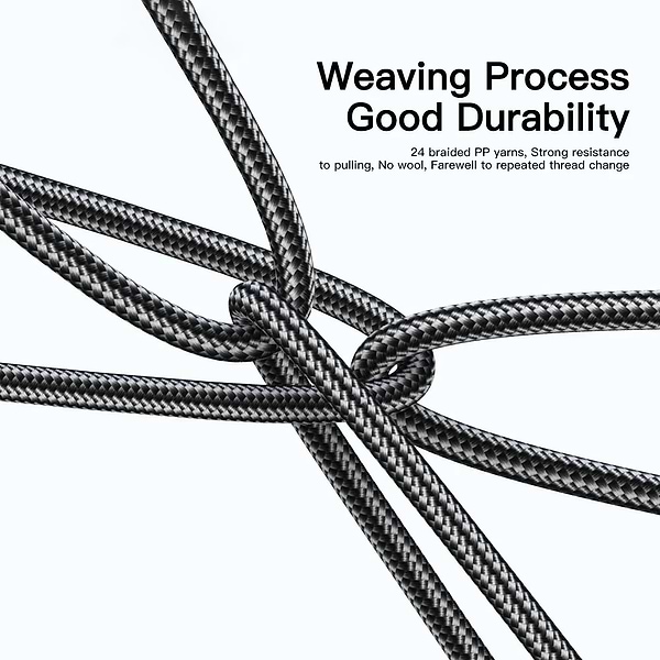 Фото - Кабель синхронизации данных Essager Sunset Bend Type 7A cable USB A to Type C 2M Black 100W (EXCWT7A-CGA01-P)