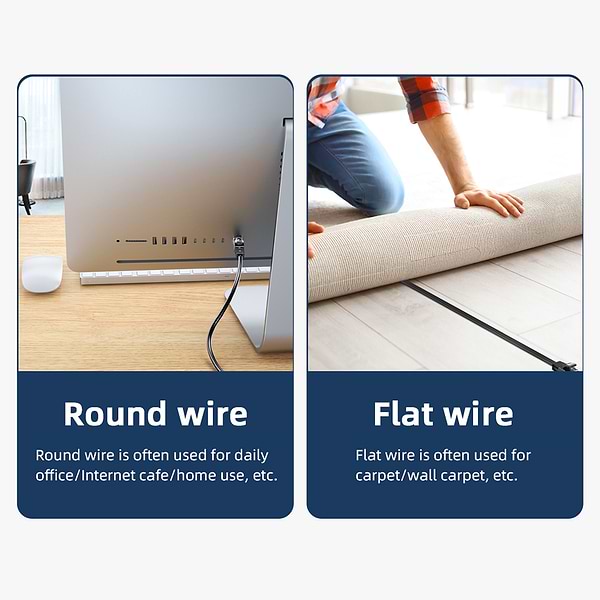 Фото - Кабель патч-корд Essager TopSpeed Cable Ethernet Cat6 RJ45 Splitter Network Flat Cable 15m Black (EXCWXB-JSE01)