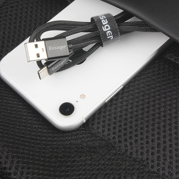 Фото - Органайзер для хранения кабелей Essager Earphone Charger Cord  Management Holder Clip 10 pcs/strip (EXD-KBB01)