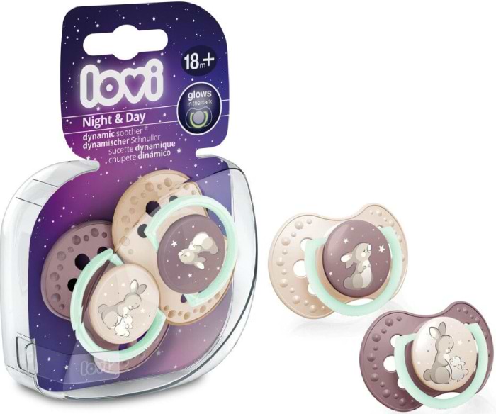 Симетрична пустушка Lovi 18+ м. 2 шт. Night&Day Girl (22/916girl) - Фото 1