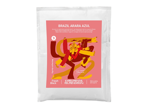 Фото - Дріп-кава Fresh Black Experimental Fermentation New set 60 г (5шт.x12г)