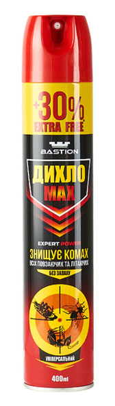Аерозоль від комах Bastion ДихлоМАХ Expert Power 400 мл (20076)