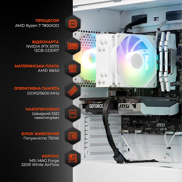 Фото - Системный блок Expert PC Ultimate (A7800X3D.16.S10.5070.A7621)