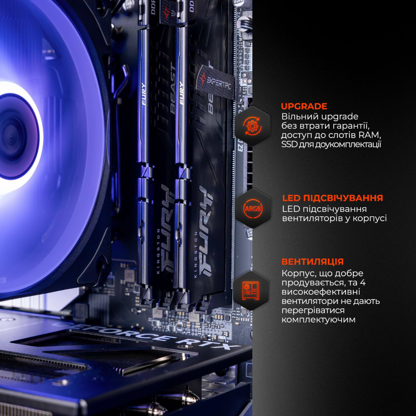 Фото - Системный блок Expert PC Ultimate (I12700F.64.S20.5080.A6801)