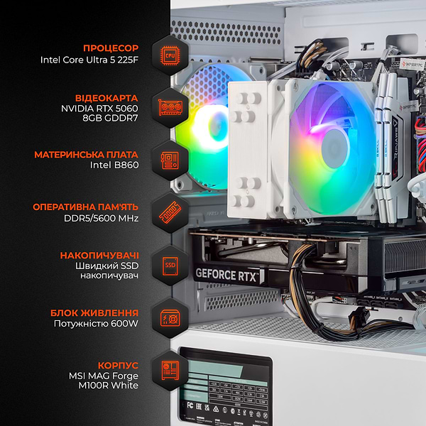 Фото - Системный блок Expert PC Ultimate (I225F.64.S5.5060.A6965)