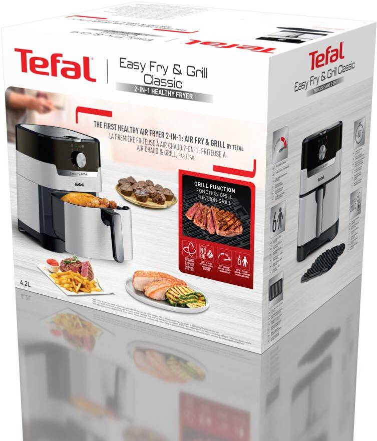 Фото - Уцінка - Мультипіч Tefal EY501A10 EASY FRY&GRILL