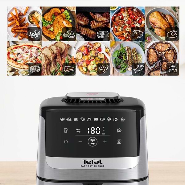Фото - Мультипіч Tefal EY552DE0 EASY FRY SILENCE