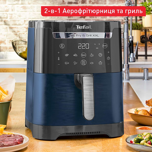 Фото - Мультипіч Tefal EY801410 EASY FRY & GRILL XXL