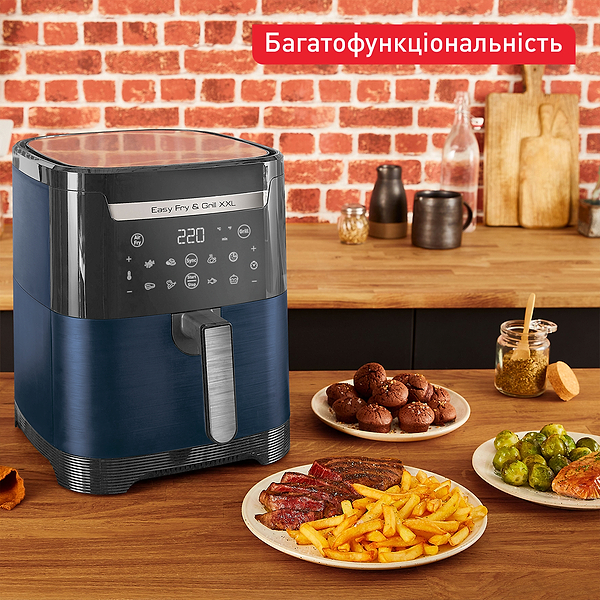 Фото - Мультипіч Tefal EY801410 EASY FRY & GRILL XXL