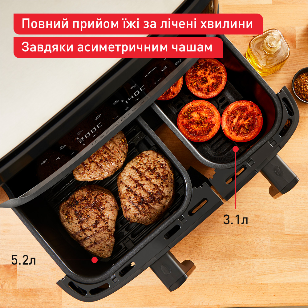 Фото - Мультипіч Tefal EY905B10 Dual Easy Fry & Grill