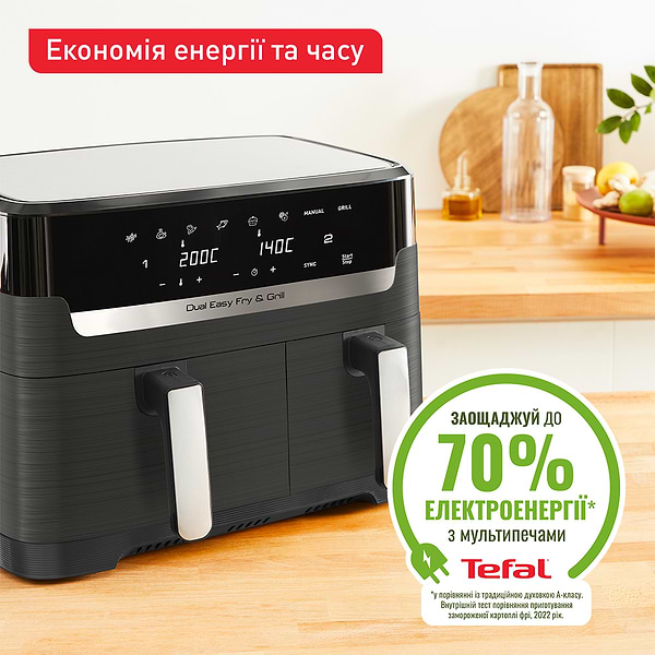 Фото - Мультипіч Tefal EY905B10 Dual Easy Fry & Grill
