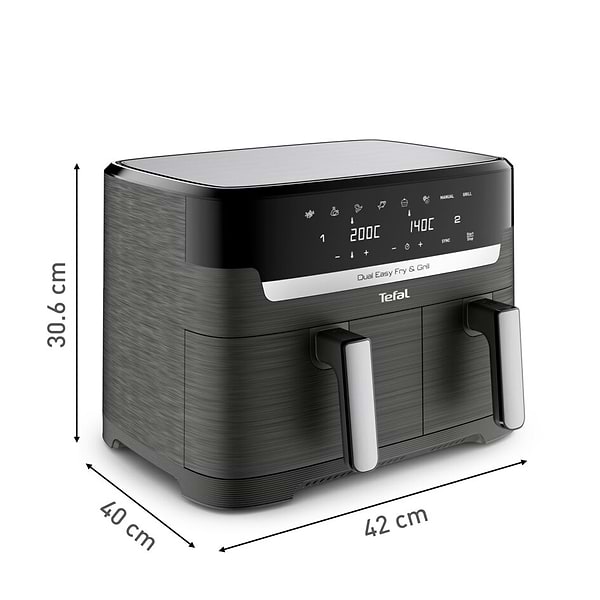 Фото - Мультипіч Tefal EY905B40 DUAL EASY FRY & GRILL