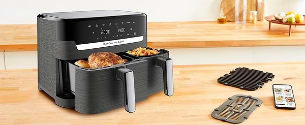 Фото - Мультипіч Tefal EY905B40 DUAL EASY FRY & GRILL