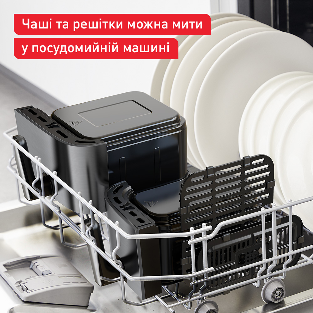 Фото - Мультипечь Tefal Dual Easy Fry EY905D10