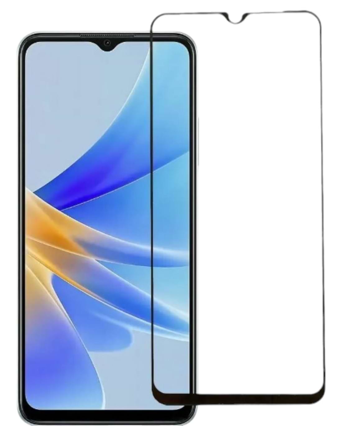 Защитное стекло для смартфона BeCover Oppo A17/A17k 4G Black (709774) - Фото 1