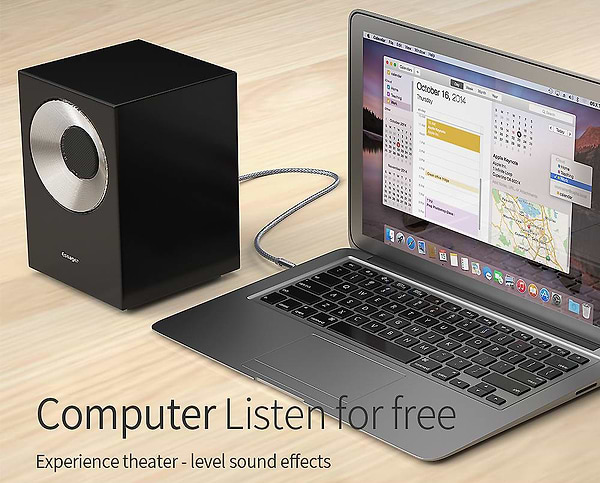 Фото - Кабель 3.5 мм -3.5 мм Essager Monster Aux Cable Speaker Wire 3.5mm Jack Audio Cable For Car Headphone Adapter Male Jack to Jack 3.5 mm 1.2m Blue (EYP35-DY0G)