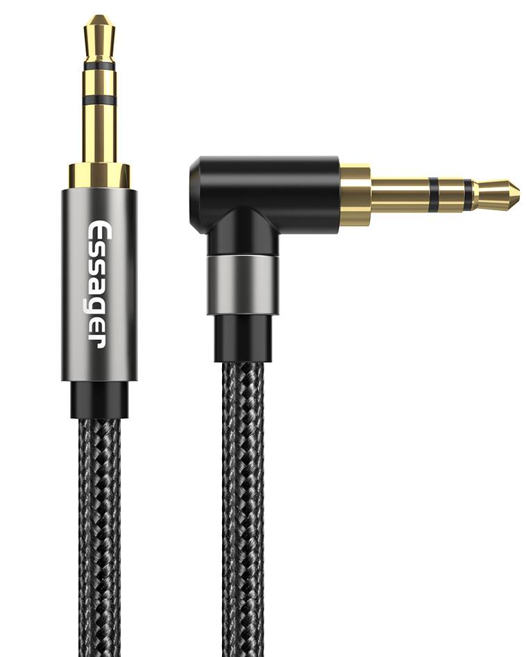Фото - Кабель 3.5 мм -3.5 мм Essager AUX Cable 3.5mm Jack Audio Cable 3.5 mm Jack Hifi Aux 1.5m (EYP35-WTA01)