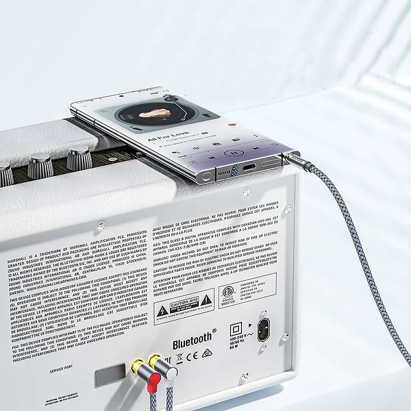 Фото - Кабель 3.5 мм - 3.5 мм Essager Monster Elbow RCA Audio Cable Jack 3.5 to 2 RCA Cable 3.5mm  3.5mm Jack to 2RCA 1M (EYPWT-MY0G-P)