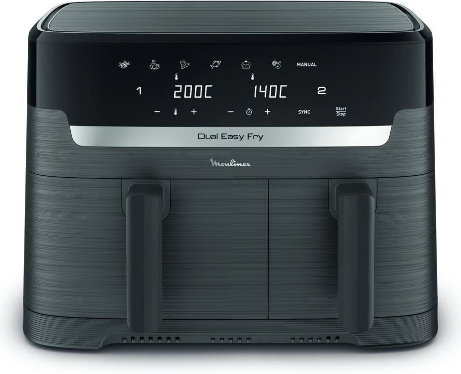 Мультипечь Moulinex EZ901H20 DUAL EASY FRY - Фото 1