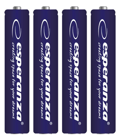 Фото - Батарейка тип AAA Esperanza 4 шт. (EZB102) Фото - Батарейка тип AAA Esperanza 4 шт. (EZB102)