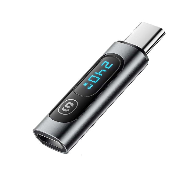 Фото - Перехідник Essager Type-C female to Type-C male (EZJTT-TX0G-P)