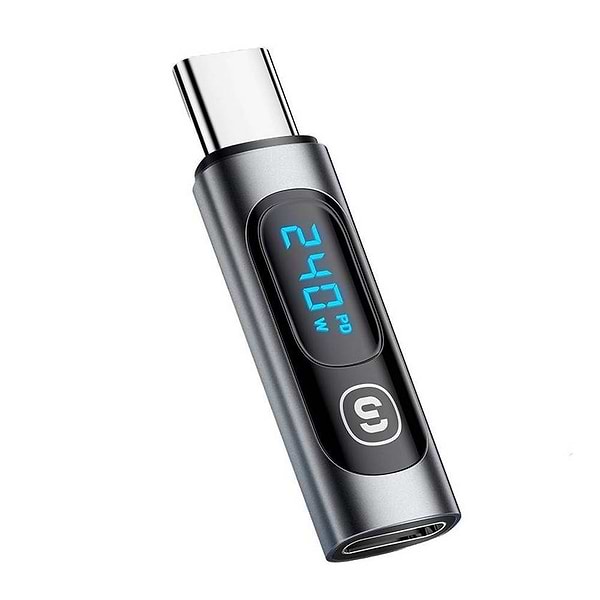 Фото - Перехідник Essager Type-C female to Type-C male (EZJTT-TX0G-P)