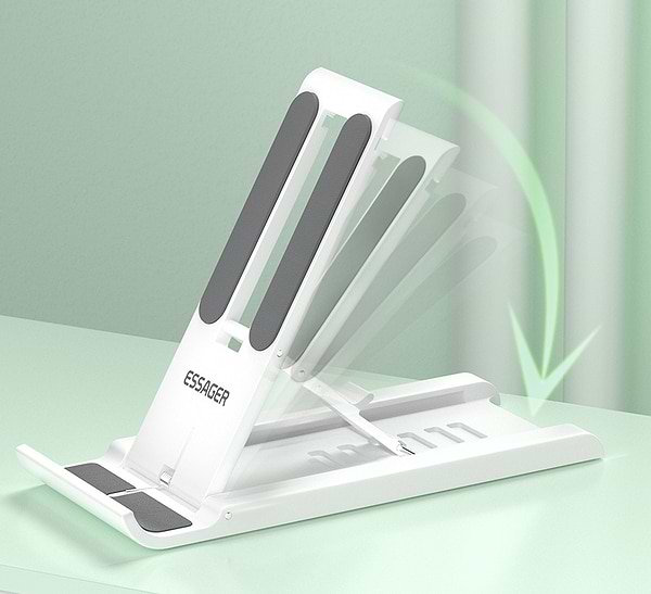 Фото - Підставка для мобільного пристрою Essager Sailing Desktop Phone Holder White (EZJZM-FC02)