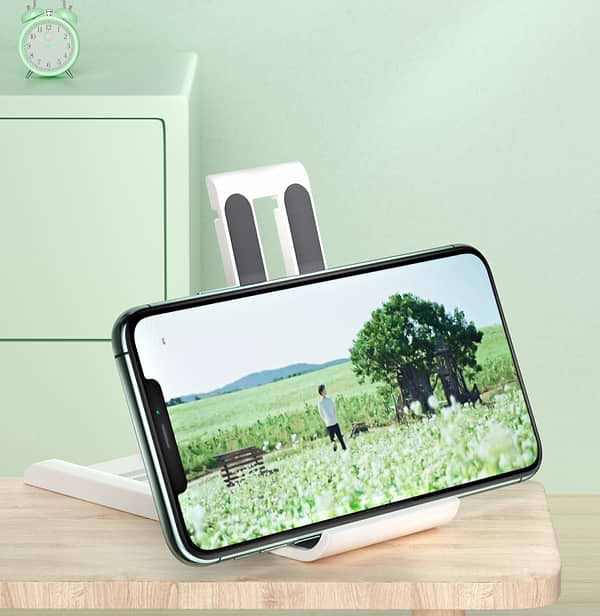 Фото - Підставка для мобільного пристрою Essager Sailing Desktop Phone Holder White (EZJZM-FC02)