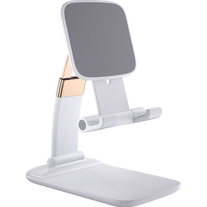 Купить Подставка для мобильного устройства Essager Knight Foldable Desk Mobile Phone Holder Stand (Alloy) White (EZJZM-QS02) - Фото 1 Подставка для мобильного устройства Essager Knight Foldable Desk Mobile Phone Holder Stand (Alloy) White (EZJZM-QS02) - Фото 1