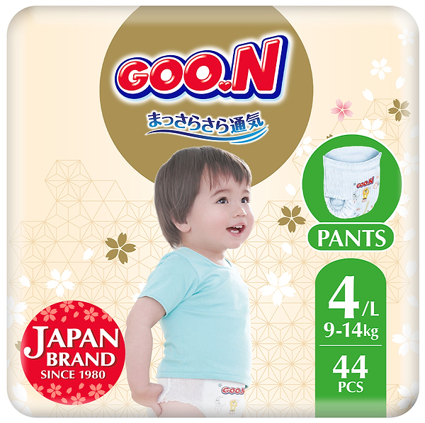 Фото - Одноразові підгузки-трусики Goo.N Premium Soft 9-14 кг 4(L) 44 шт. (F1010101-157)