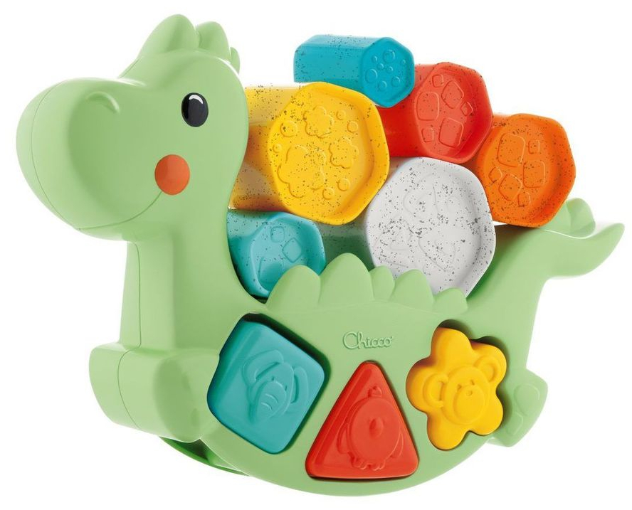 Купить Сортер Chicco Балансирующий динозавр серии ECO+ (10499.10) - Фото 1 Сортер Chicco Балансирующий динозавр серии ECO+ (10499.10) - Фото 1