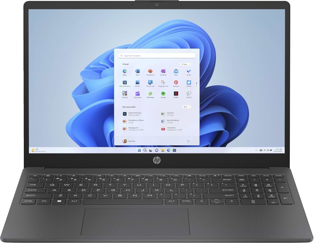 Ноутбук HP Laptop 15-fc0148ua (B9PH7EA) Chalkboard Gray - Фото 1