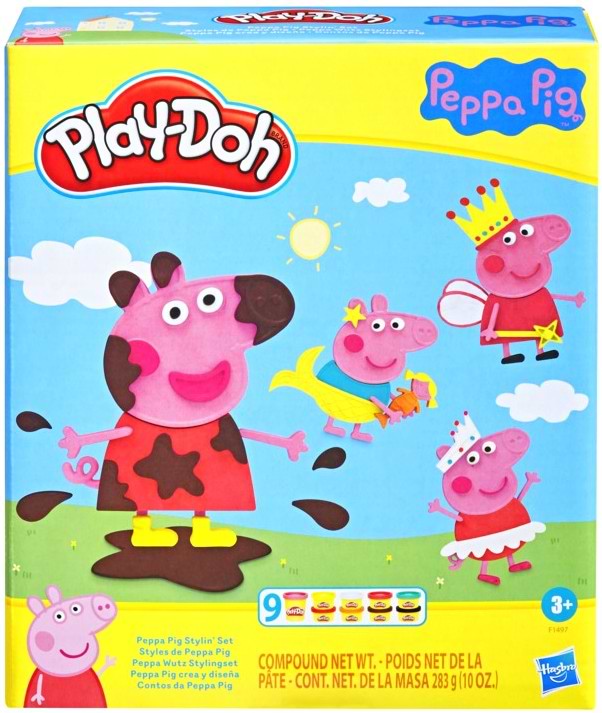 Наборы для лепки Hasbro Свинка Пеппа: стильный сет (F1497) - Фото 1