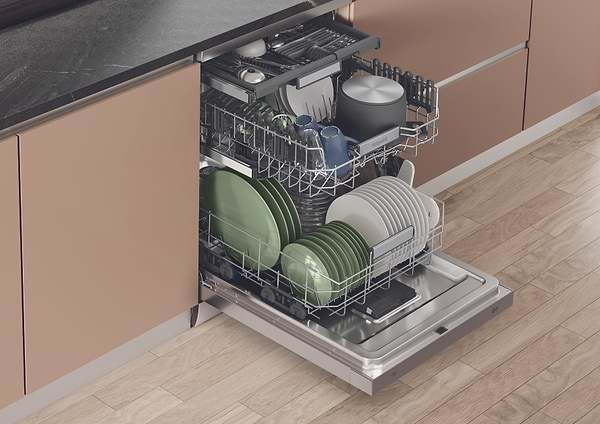 Фото - Посудомийна машина окремостояча Hotpoint-Ariston H7FHS41X