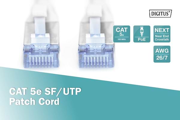 Фото - Кабель патч-корд Digitus CAT 5e UTP 0.5m (DK-1531-005)
