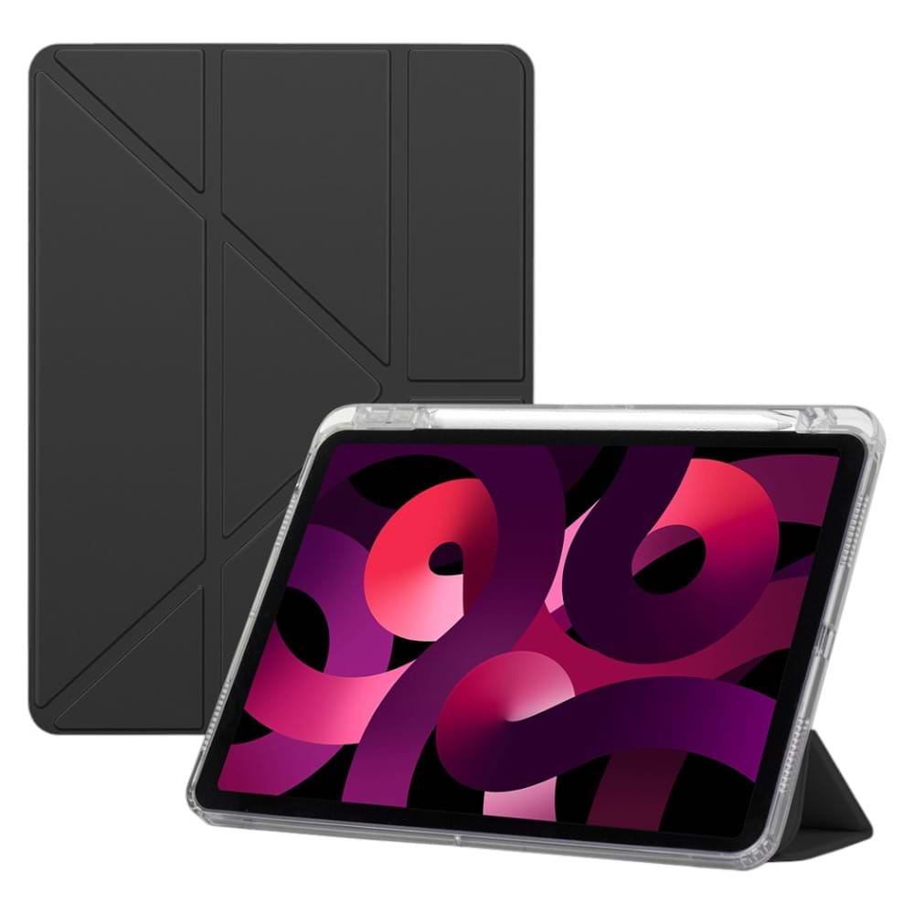 Чохол для планшету BeCover Ultra Slim Origami Transparent з кріпленням Apple iPad Mini 7 2024 Black (712934) - Фото 1