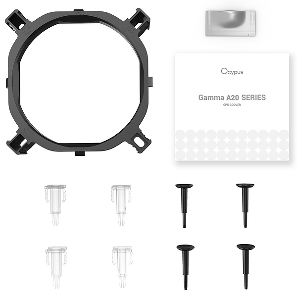 Фото - Процессорный кулер OCYPUS GAMMA A20 BK ARGB (GAMMA-A20-BK1AAWN00F-GL)