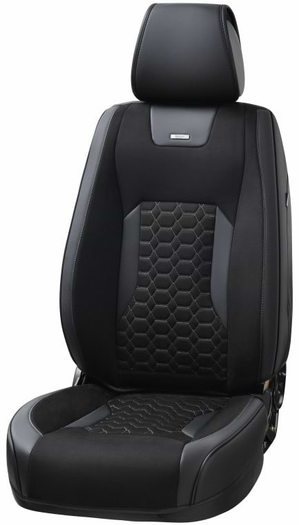 Фото - Комплект накидок на сиденье автомобиля Beltex 3D Montana, Black 2 шт. (BX87150)