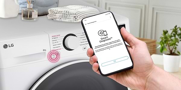 Фото - Стиральная машина LG F2Y5PS0W
