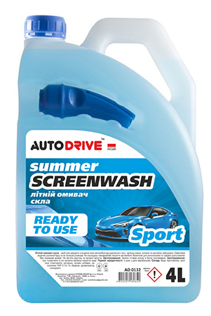 Омыватель стекла Auto Drive Summer Screen Wash Sport HDPE 4 л (AD0132)