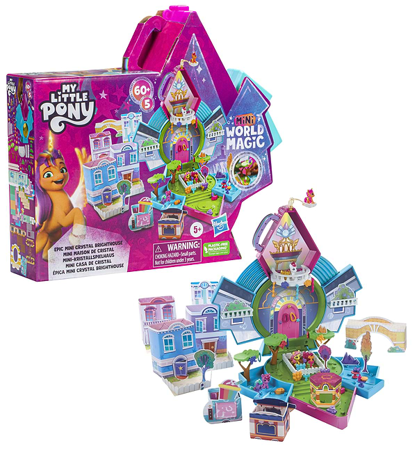 Фото - Колекційні фігурки набір Hasbro MY LITTLE PONY Міні-світ MLP Magic Epic Mini Crystal Brighthouse (F3875)