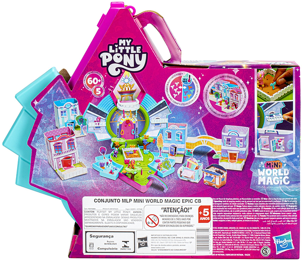 Фото - Колекційні фігурки набір Hasbro MY LITTLE PONY Міні-світ MLP Magic Epic Mini Crystal Brighthouse (F3875)