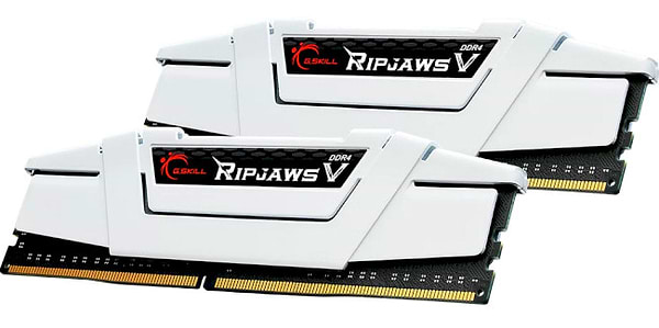 Фото - Память DDR G.Skill Ripjaws V White DDR4-3600 32GB (2x16GB) (F4-3600C18D-32GVW)