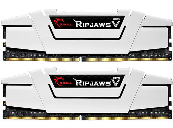 Фото - Память DDR G.Skill Ripjaws V White DDR4-3600 32GB (2x16GB) (F4-3600C18D-32GVW)