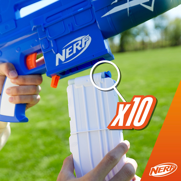 Фото - Бластер багатозарядний Nerf Blue Shock серії Фортнайт (F4108)